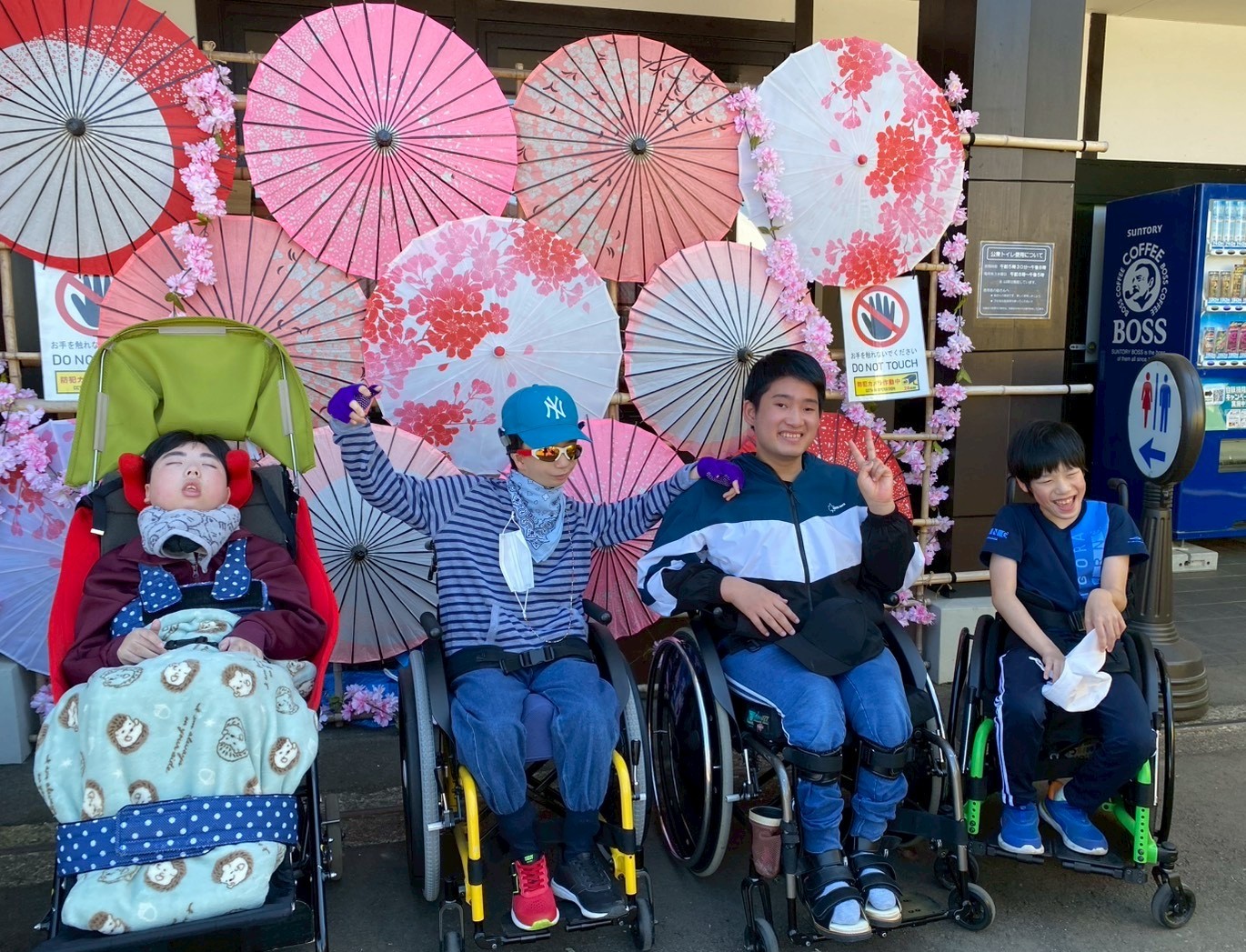 お花見ドライブ」～児童発達支援センター花りんご～